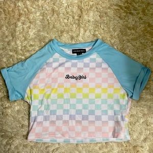 This is a size medium crop top that has only been worn once